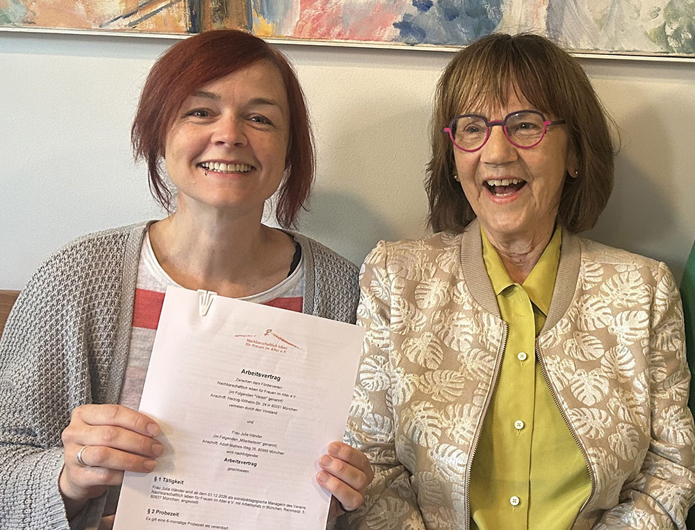Julia Irländer und Dr. Christa Lippmann
